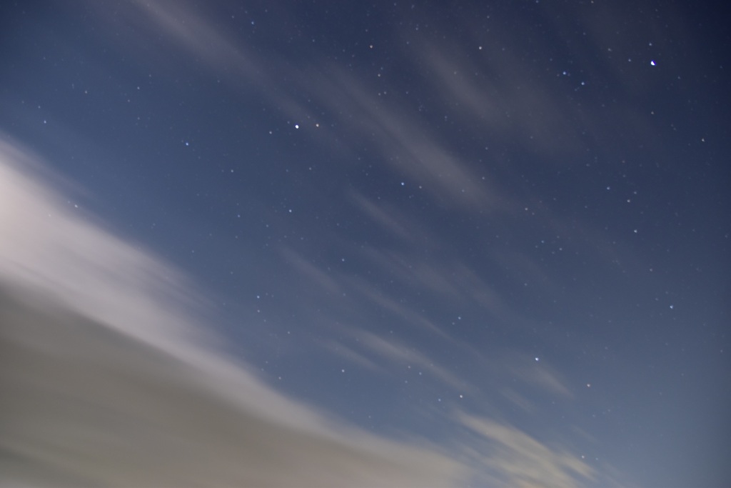 雲と星