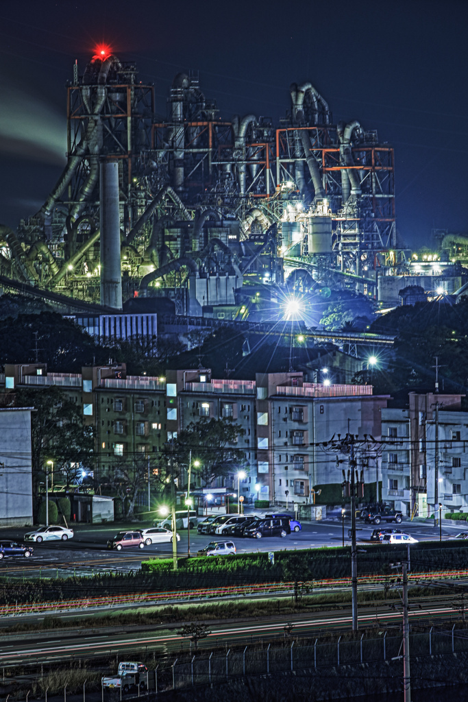 工場夜景