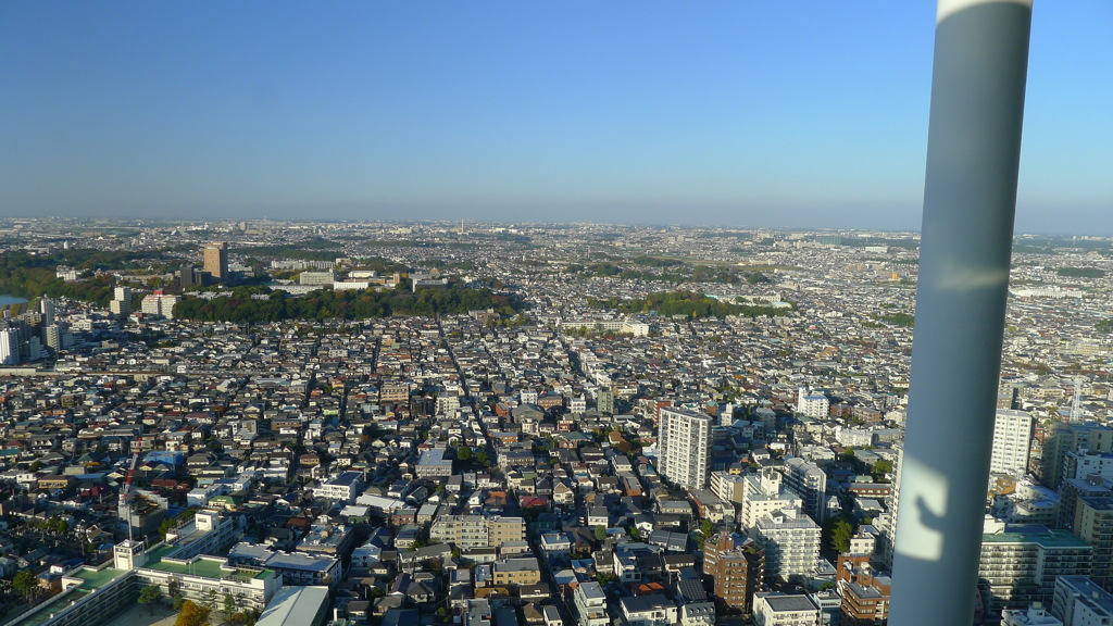 地上１００ｍ超 景色