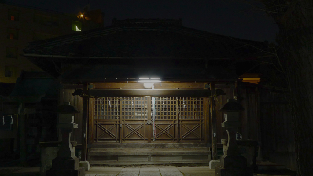 寺 夜景