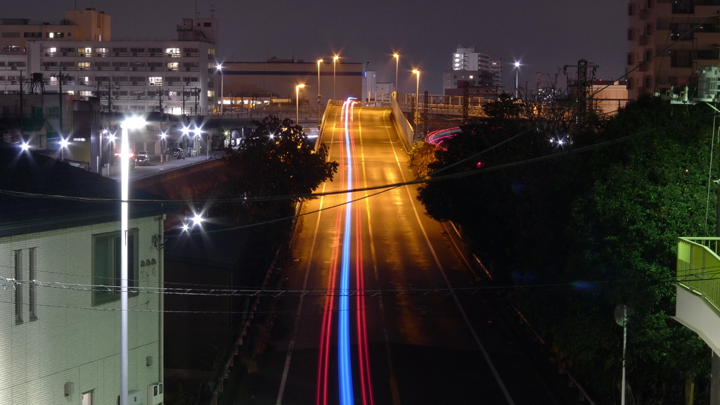 夜景 道路