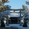 神社・雪