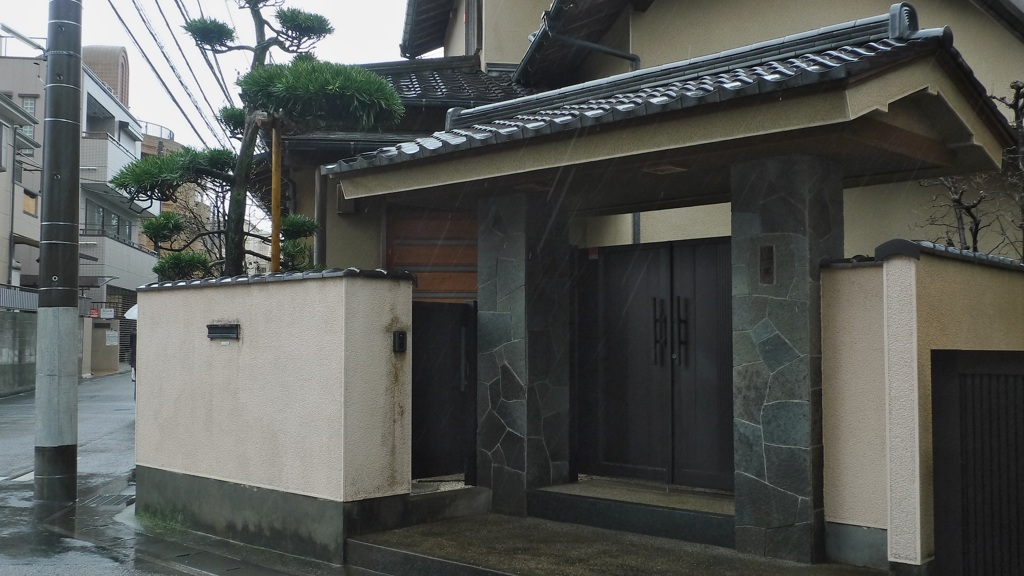 町･風景（雨）