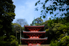 岐阜公園三重塔