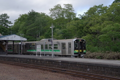 無人駅とH100系