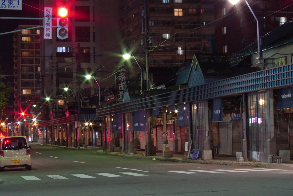 夜の二条市場