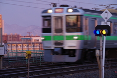 駆け抜ける