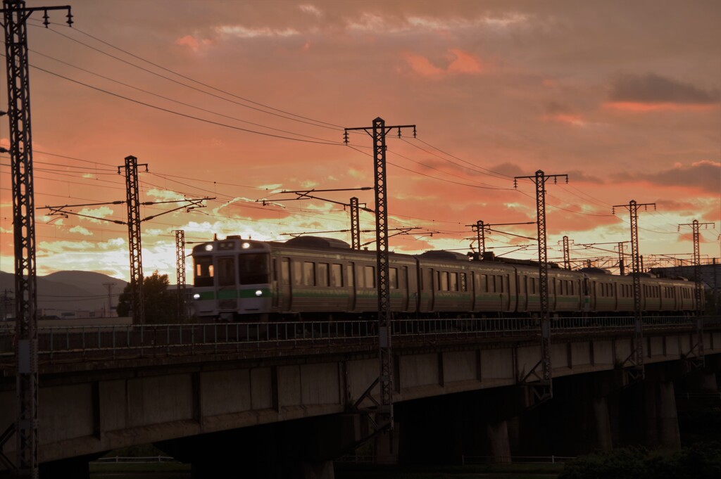 夕焼け列車