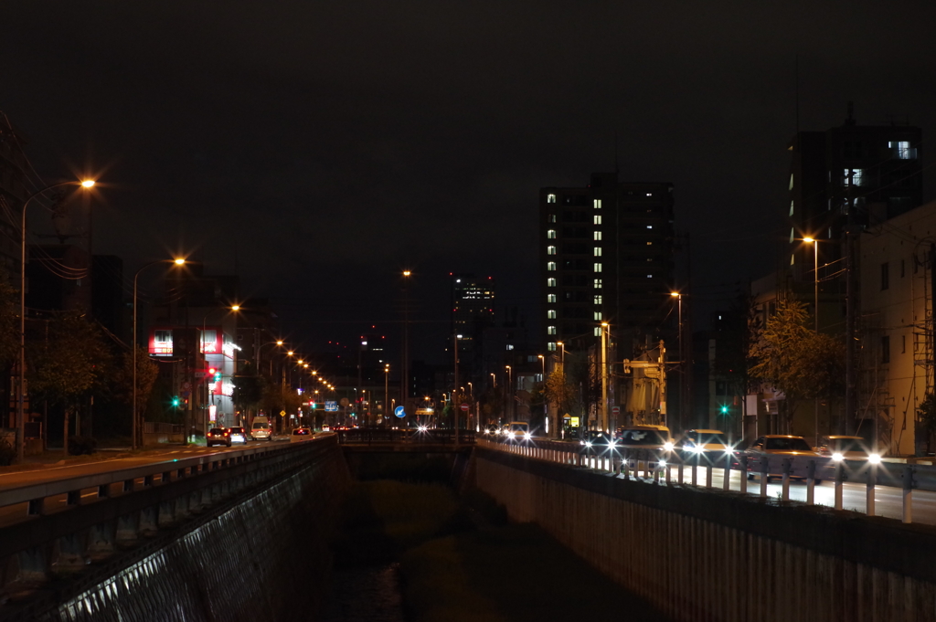 KP夜の創成川