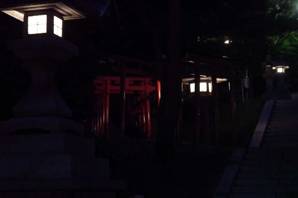 KP夜の神社