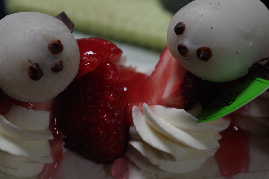 シマエナガのケーキ