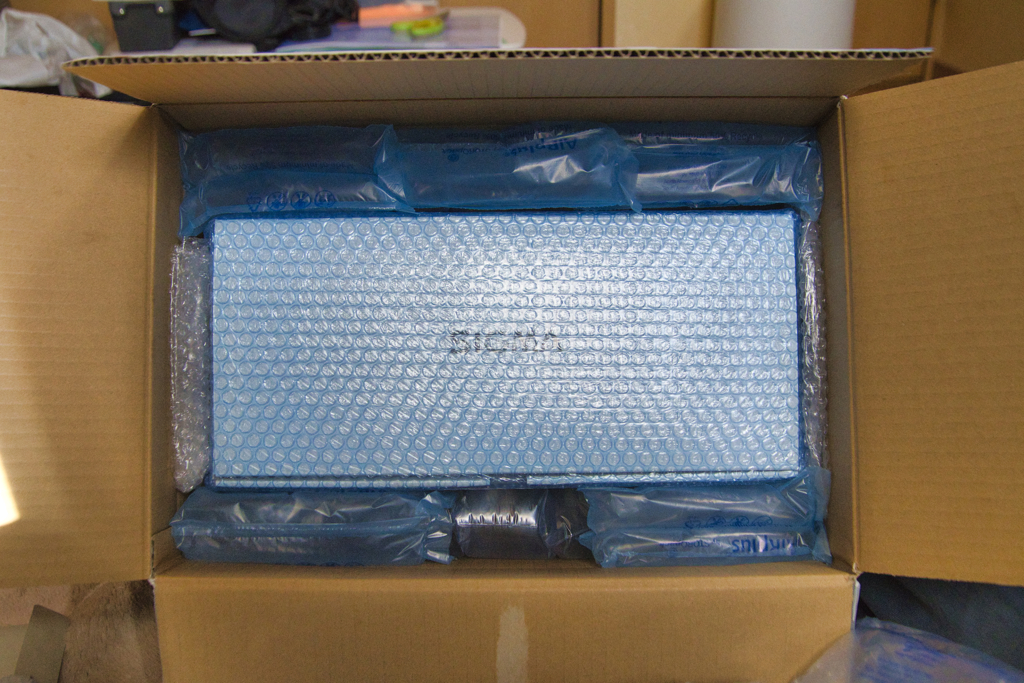 届いた～