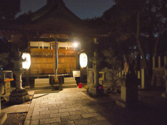 夜の神社