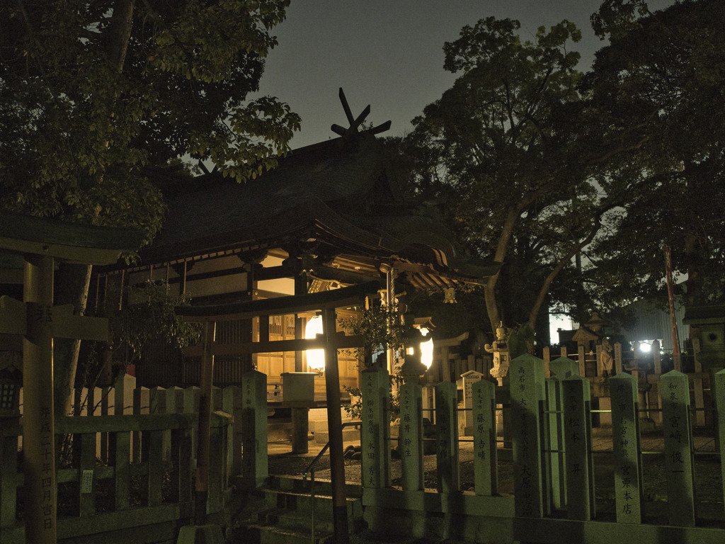 夜の神社