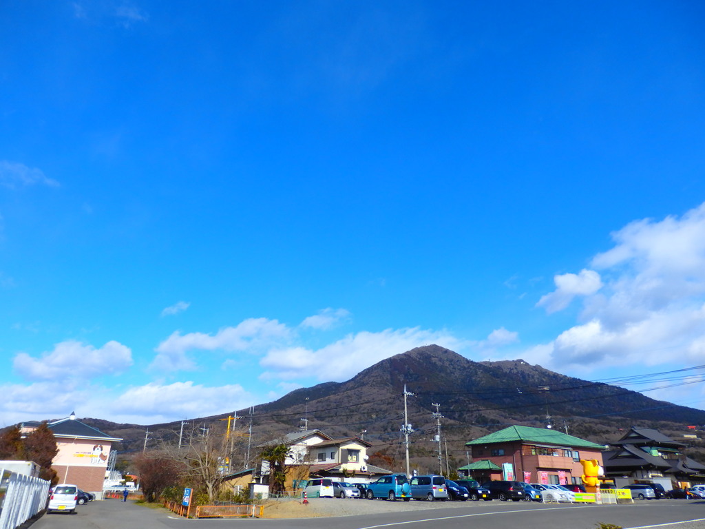 蒼空と筑波山