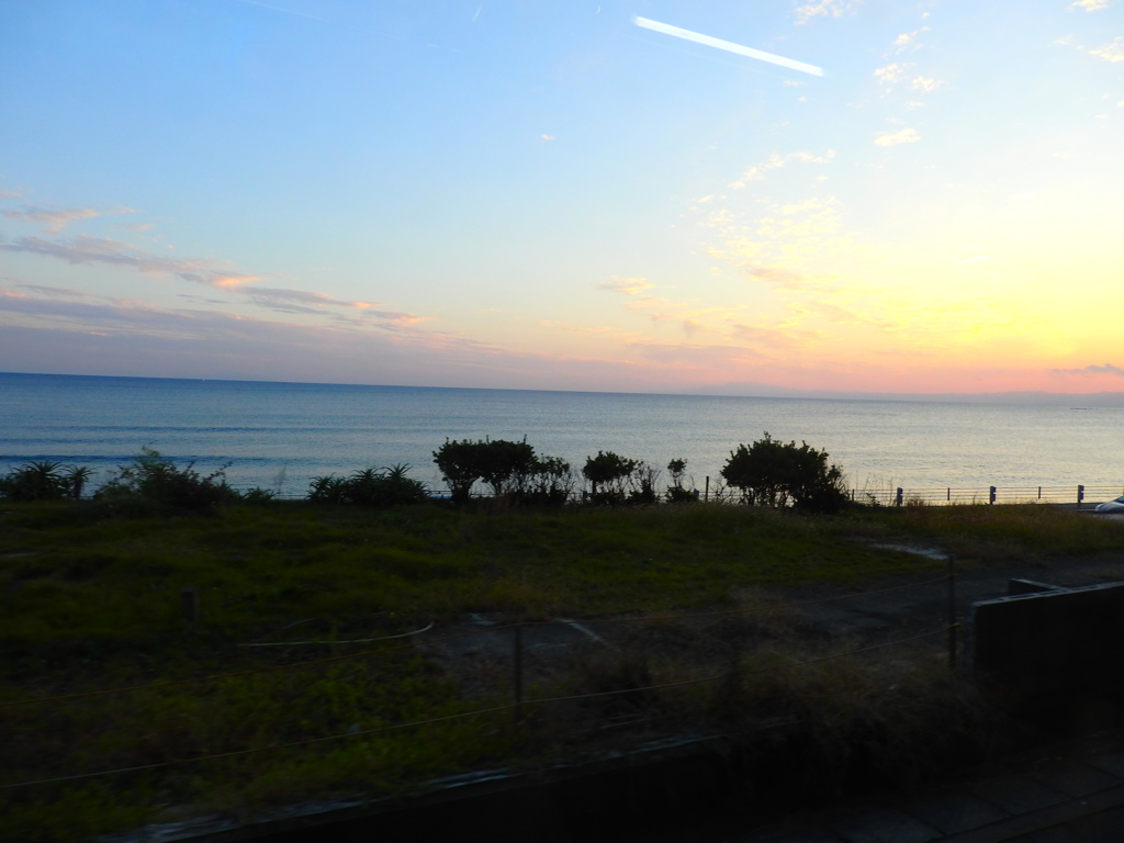 夕暮れ沿い3