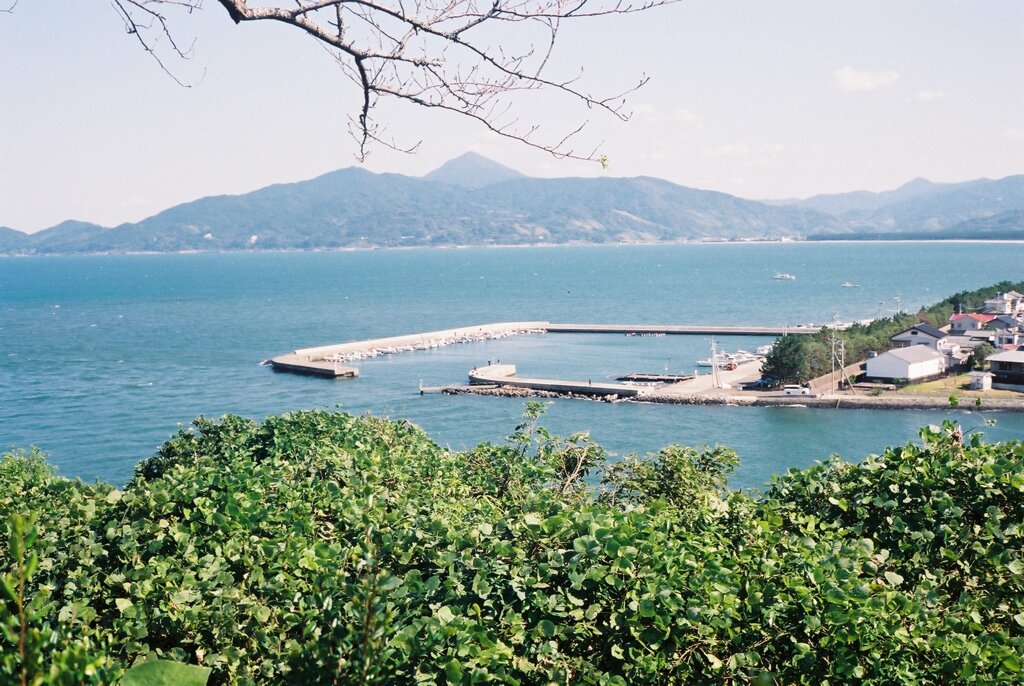 唐津城付近