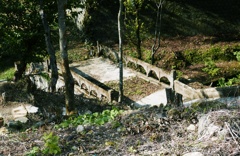 尾小屋町　旧鉱山事務所付近