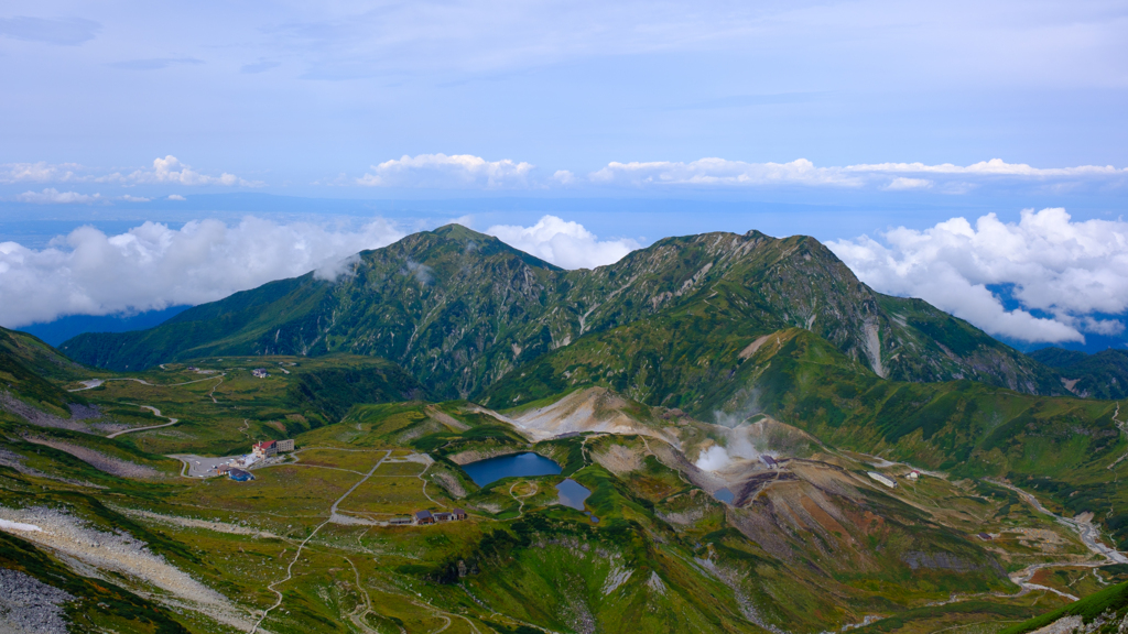 雄山からの室堂