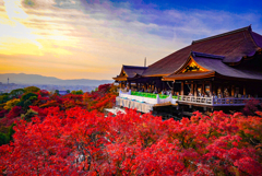 夕方の清水寺