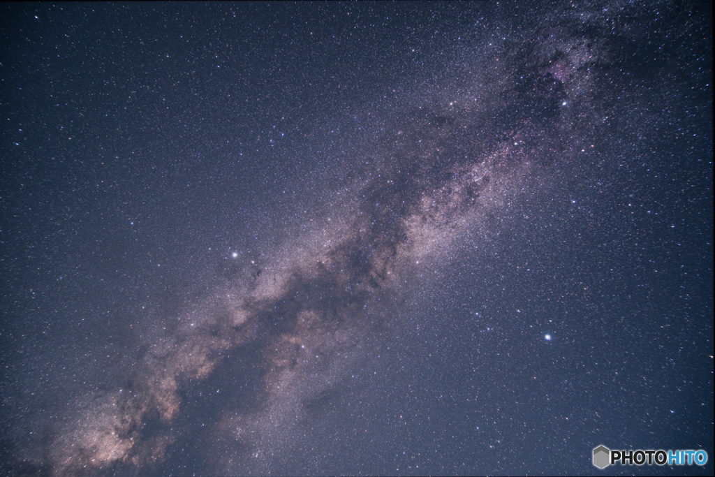 天の川と夏の大三角