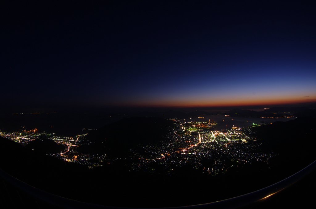 灰ヶ峰夕景