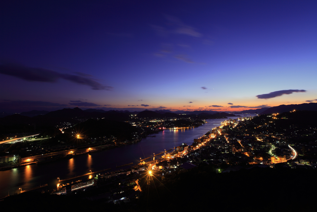 尾道水道夕景