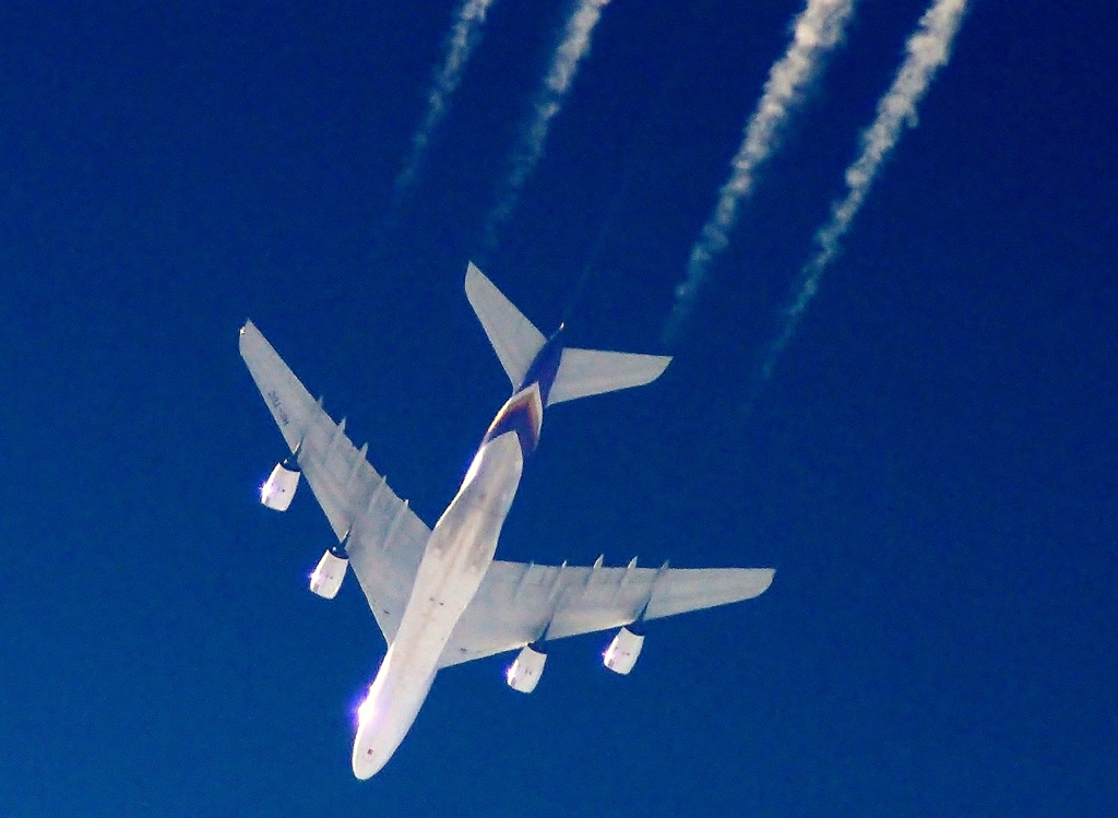 A380 高度38,000フィート