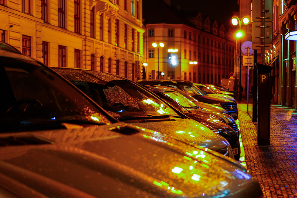 Rainy Night in Prague