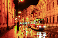 Rainy Night in Prague