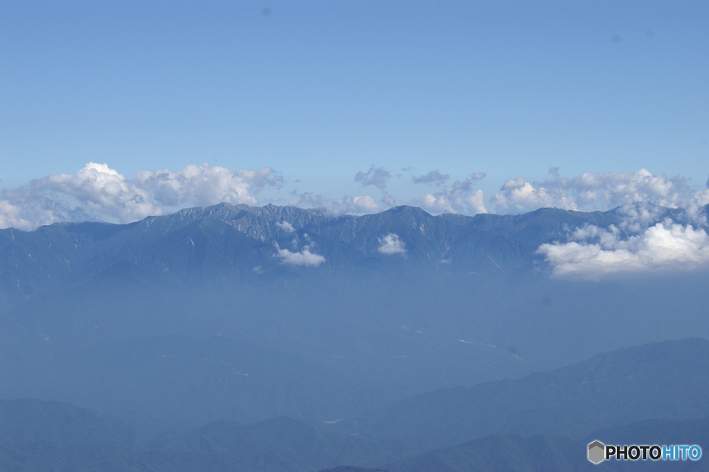 御嶽山山頂から。