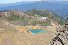 2007御嶽山山頂から二ノ池