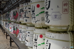 奉納された神酒(*'▽')