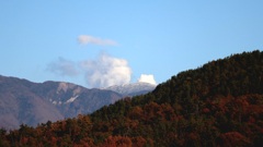 浅間山冠雪