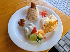 秋のスィーツプレート