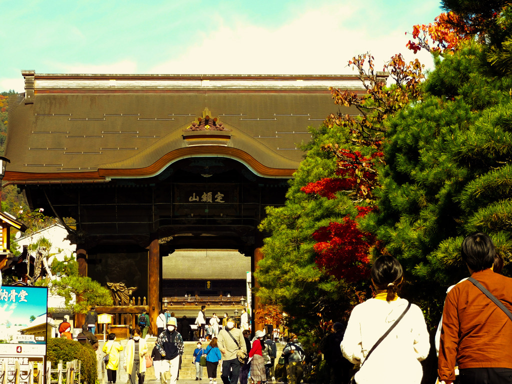 善光寺参拝