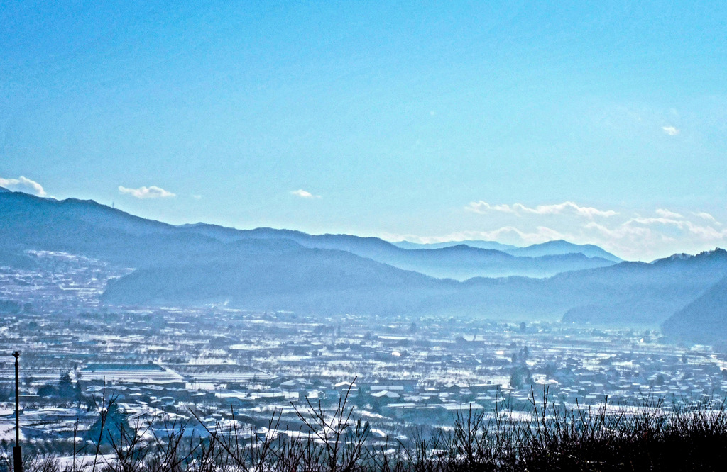 北信濃冬景