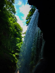 雷滝(裏見の滝)
