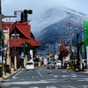 高社山に雪