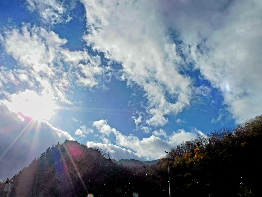 冬の日の空