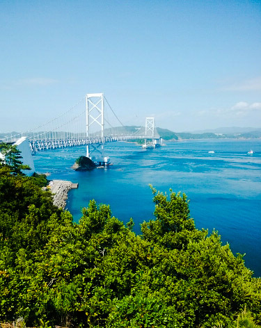 淡路島から