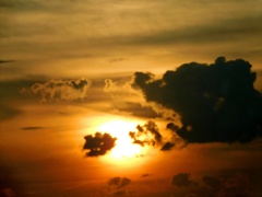 夕暮れ