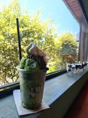 抹茶のかき氷