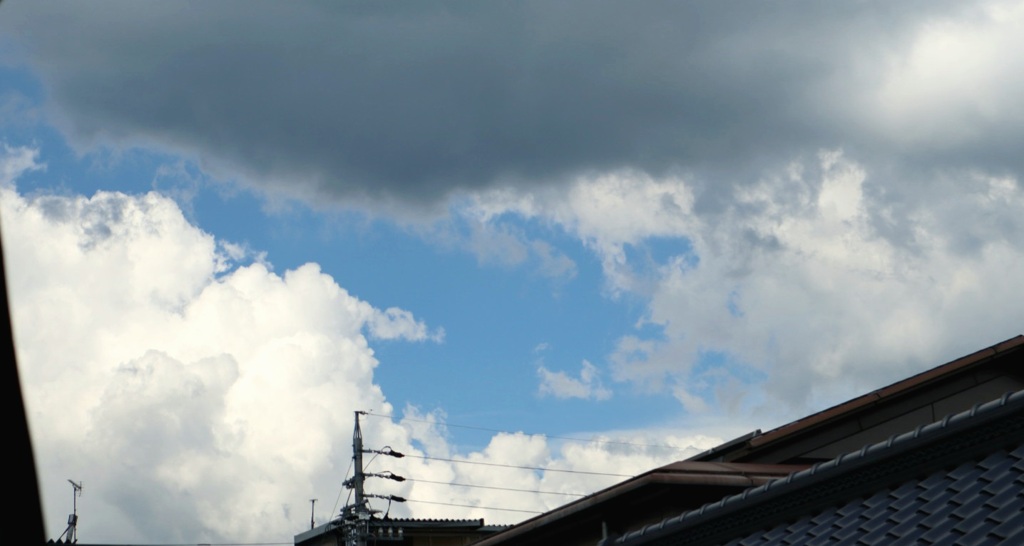 雨　降りますか？