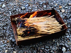 迎え火