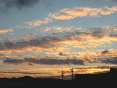 東空　焼けました