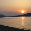 愛宕浜の夕日