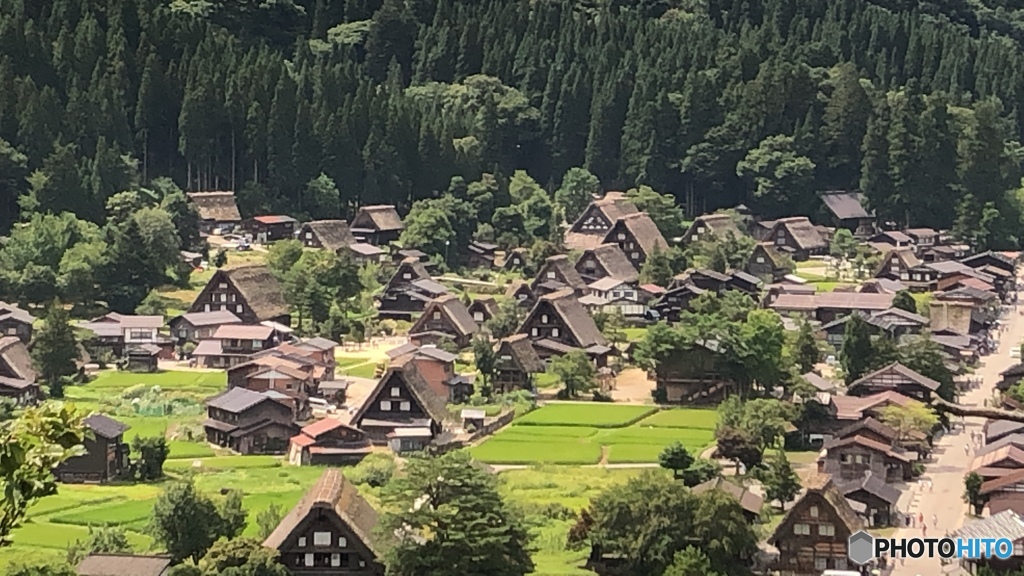 世界遺産　白川郷