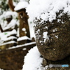 新雪の朝 5 羅漢様 2