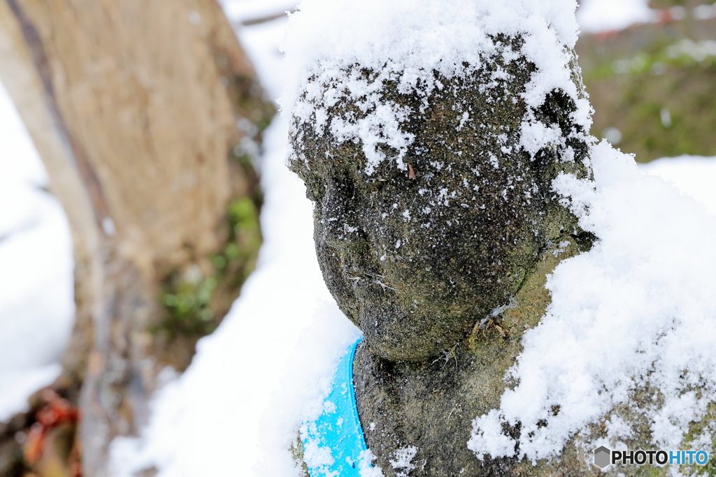 新雪の朝 3 羅漢様